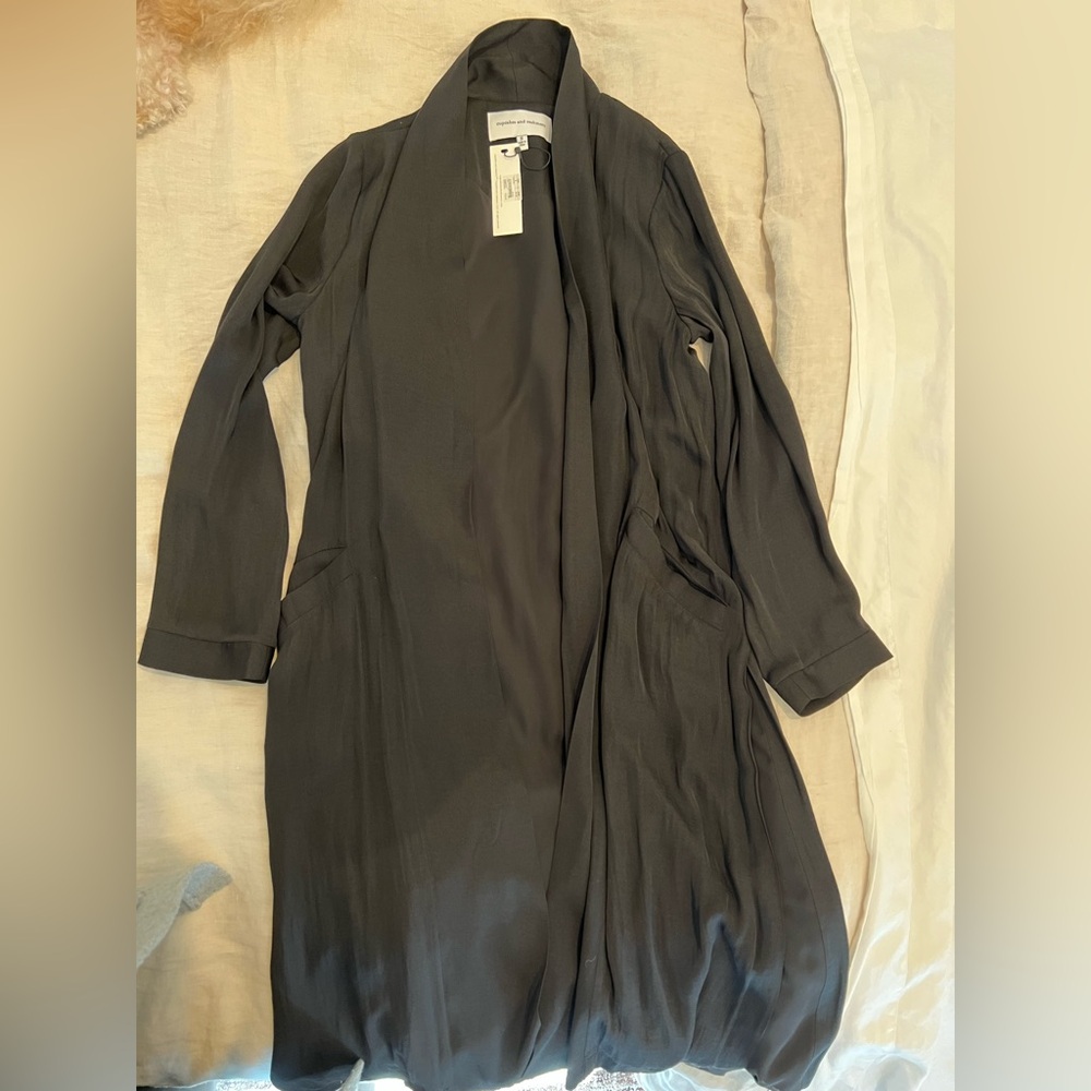 Cupcakes & Cashmere Black Duster